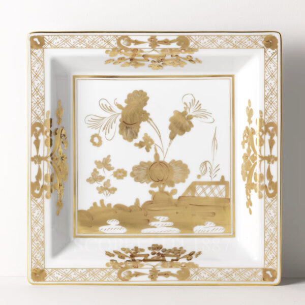 Ginori Change Tray Oriente Italiano Aurum Pure Gold