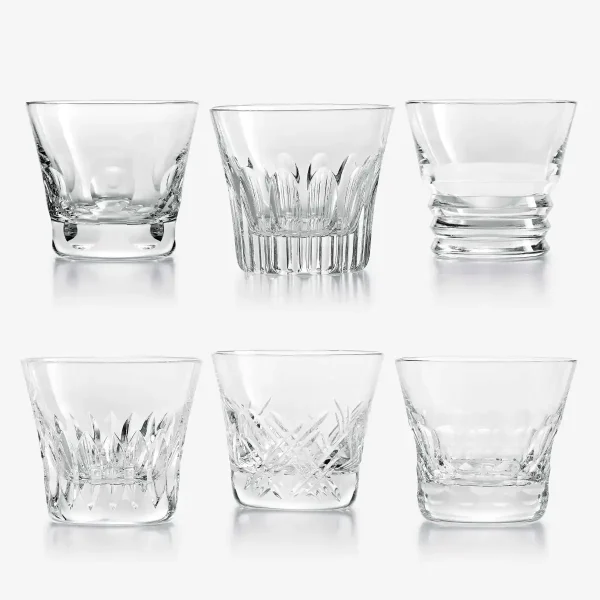 baccarat crystal french design tumbler set collection
