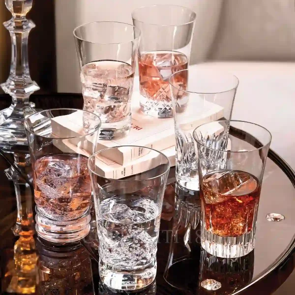 baccarat everyday set of six highballs in crystal