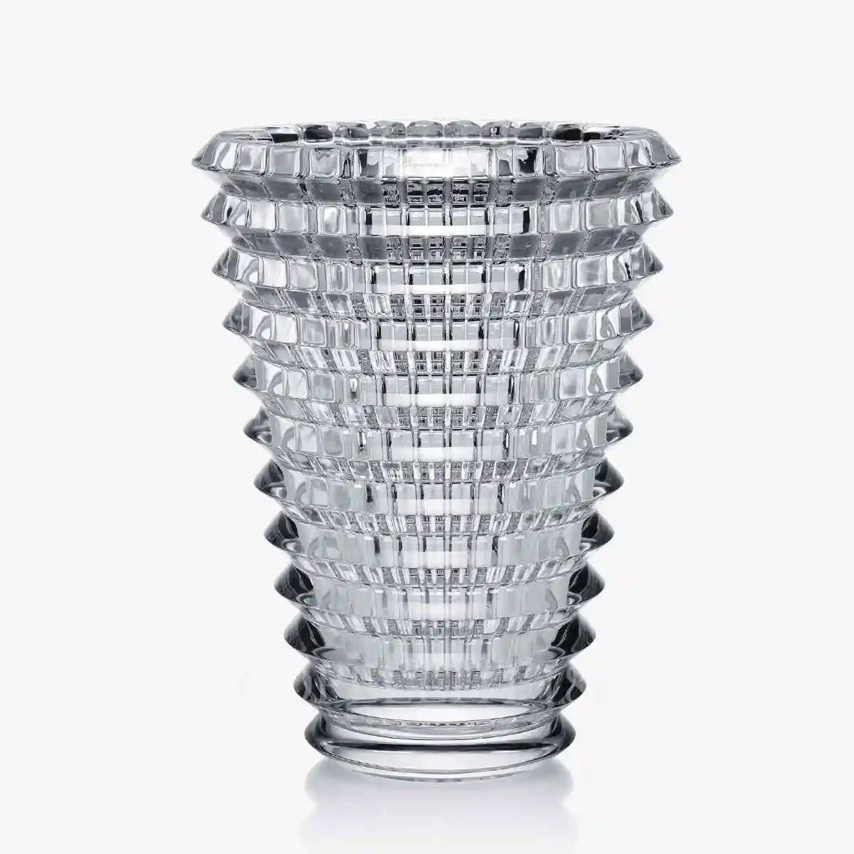 baccarat eye oval crystal vase medium
