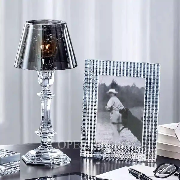 baccarat harcourt our fire candlestick silver