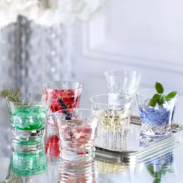 baccarat crystal french design tumbler set collection