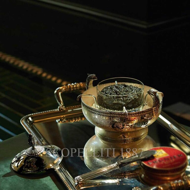 christofle malmaison caviar set