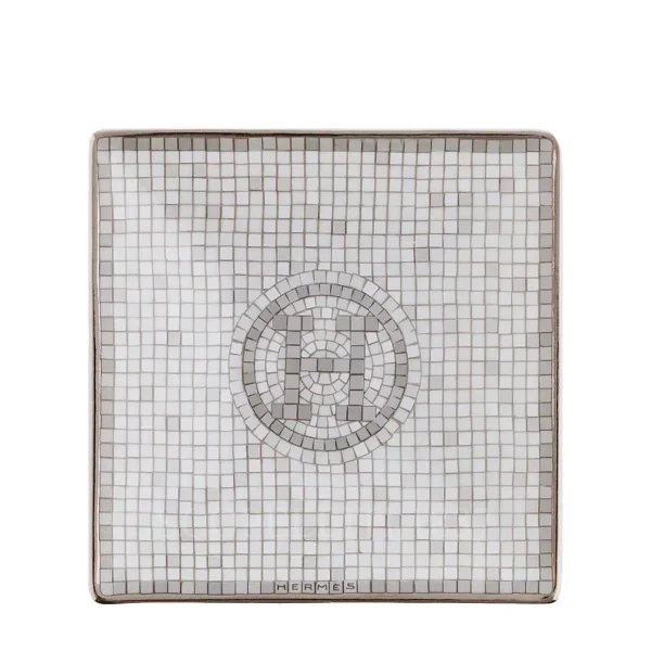 hermes mosaique au 24 platinum square plate n1