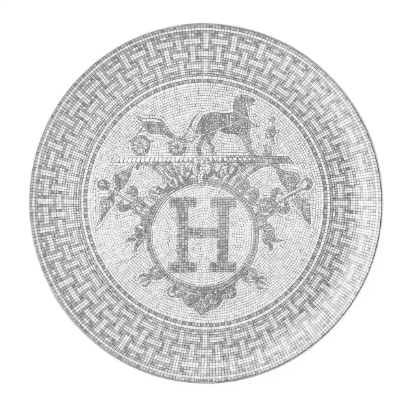 hermes mosaique au 24 platinum tart platter