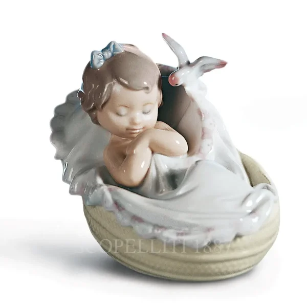 lladró comforting dreams girl porcelain figurine
