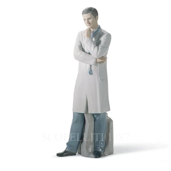 lladró doctor porcelain figurine