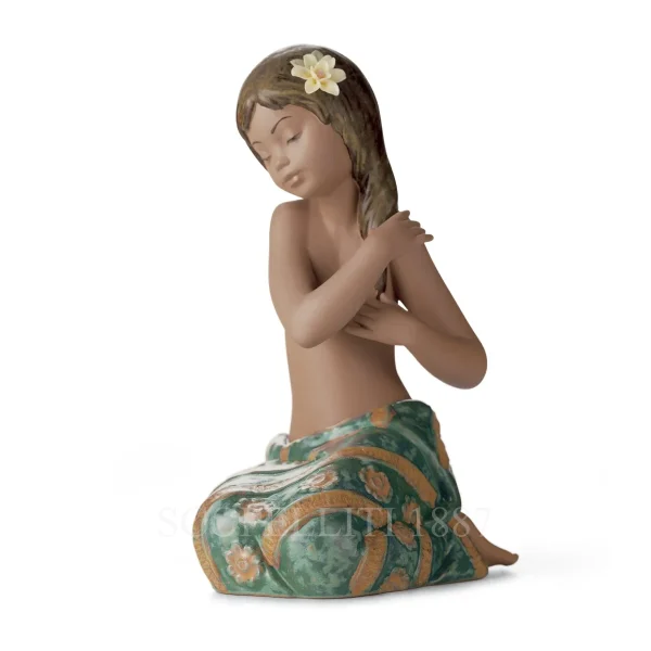 lladró pacific jewel girl porcelain figurine