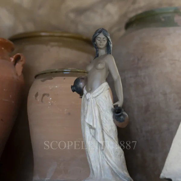 lladro water girl porcelain figurine