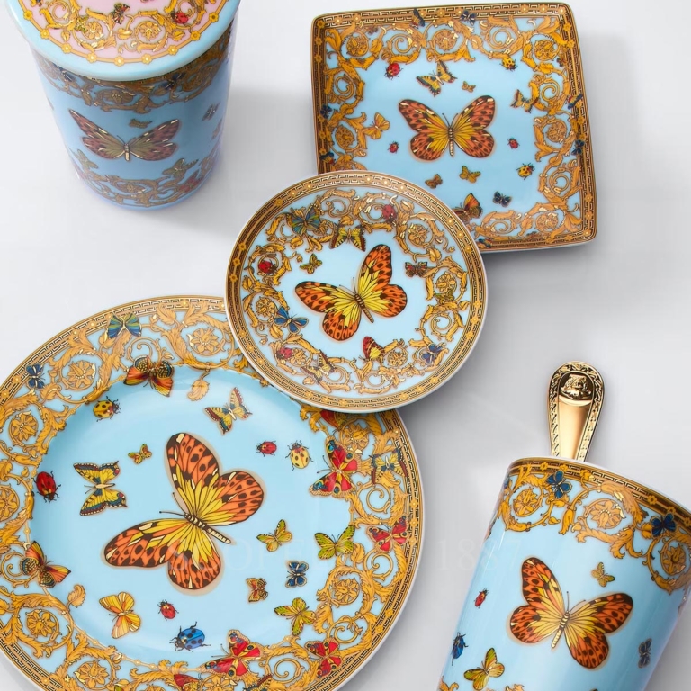 versace butterfly garden plates