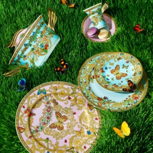 versace butterfly garden tableware