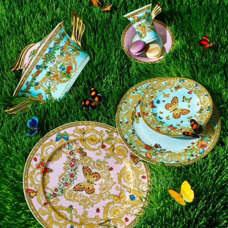 versace butterfly garden tableware