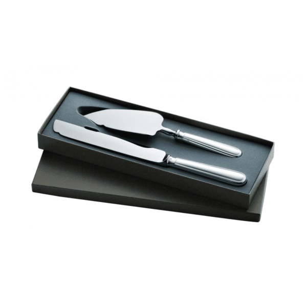 christofle silver plated albi gift box cake server and knife