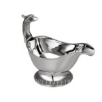 christofle malmaison silver plated gravy boat