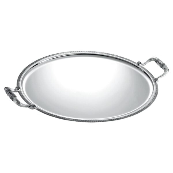 christofle silver plated malmaison oval tray