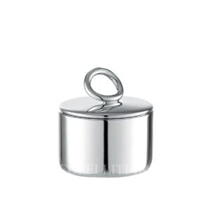 christofle silver plated vertigo sugar box