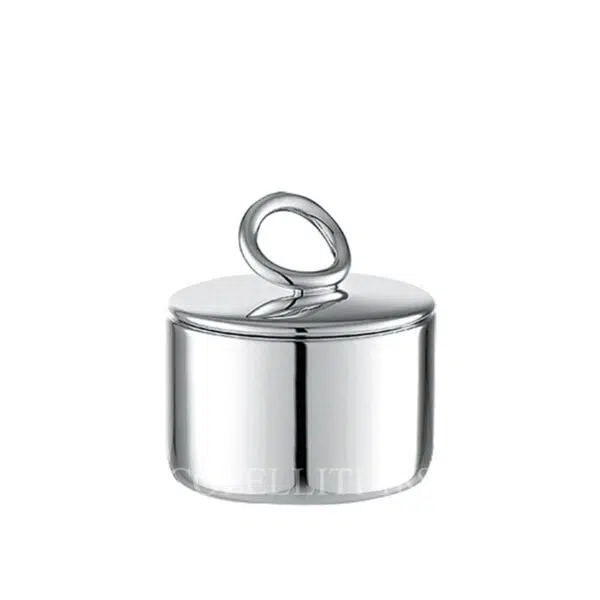 christofle silver plated vertigo sugar box
