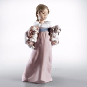 lladro arms full of love porcelain figurine spanish designer