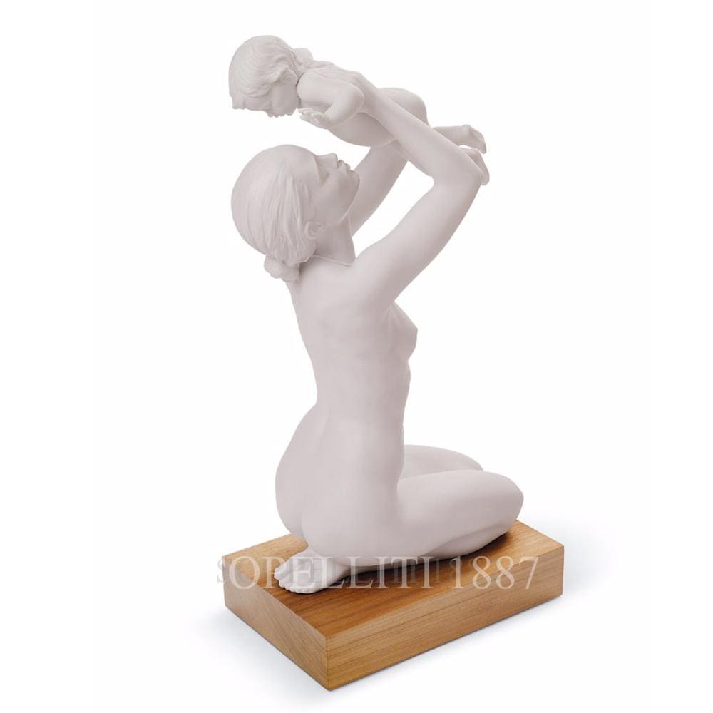 lladro beginning mother porcelain figurine spanish designer