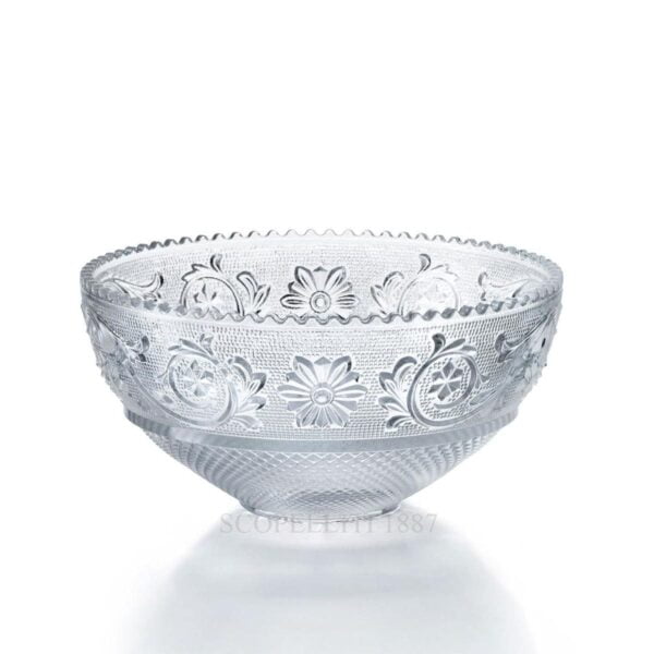 baccarat arabesque designer small crystal bowl