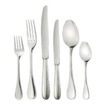 christofle perles silver plated cutlery set 36 pcs