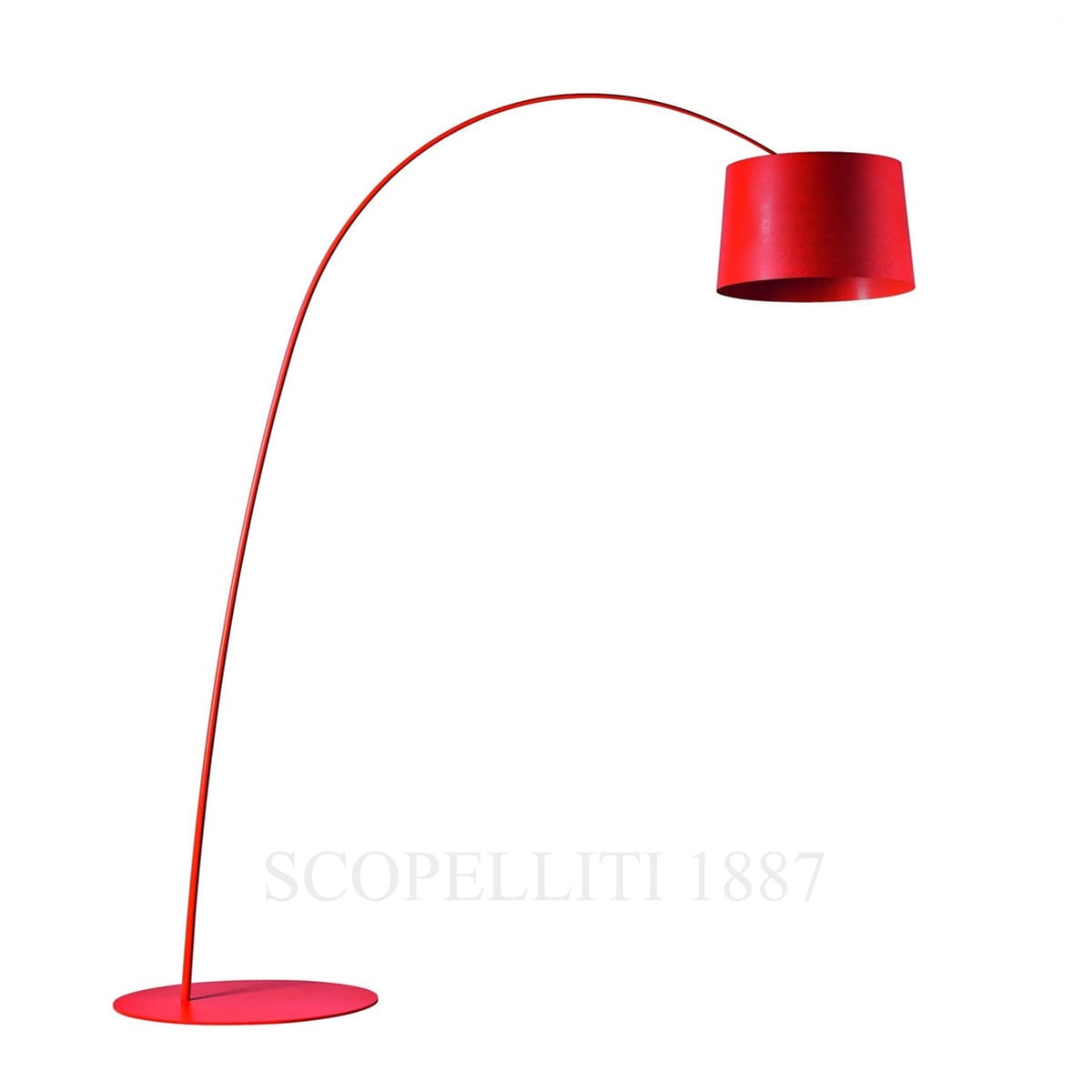 Foscarini Twiggy Red Floor Lamp, Mountain Wind Table Lamp