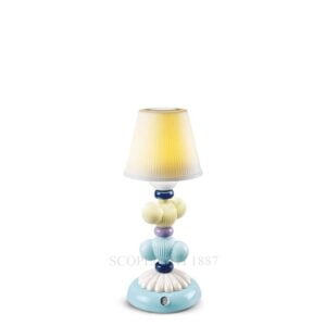 lladro cactus firefly designer table lamp yellow and blue