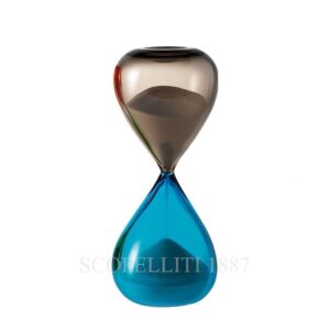 venini clessidre hourglass italian design taupe grey aquamarine limited edition