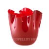 Venini Fazzoletto Vase medium red 700.02