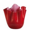 Venini Fazzoletto Vase medium red/opaque-pink 700.02