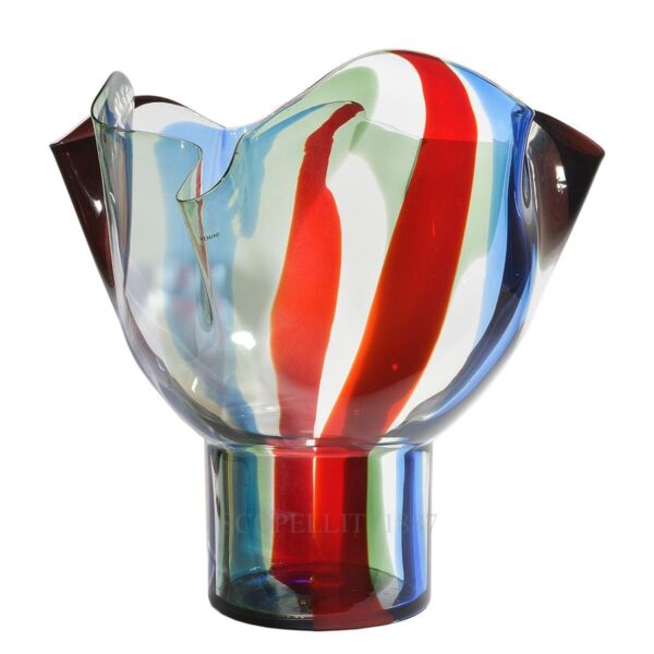 venini italian designer murano glass kukinto vase