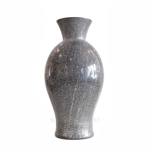 venini lucenti italian design black vase