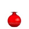 Venini Monofiore Balloton Vase x-small red