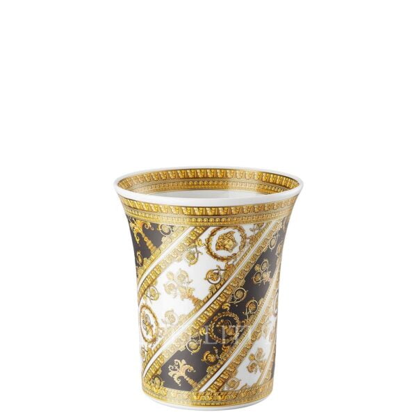 versace italian design i love baroque vase golden small