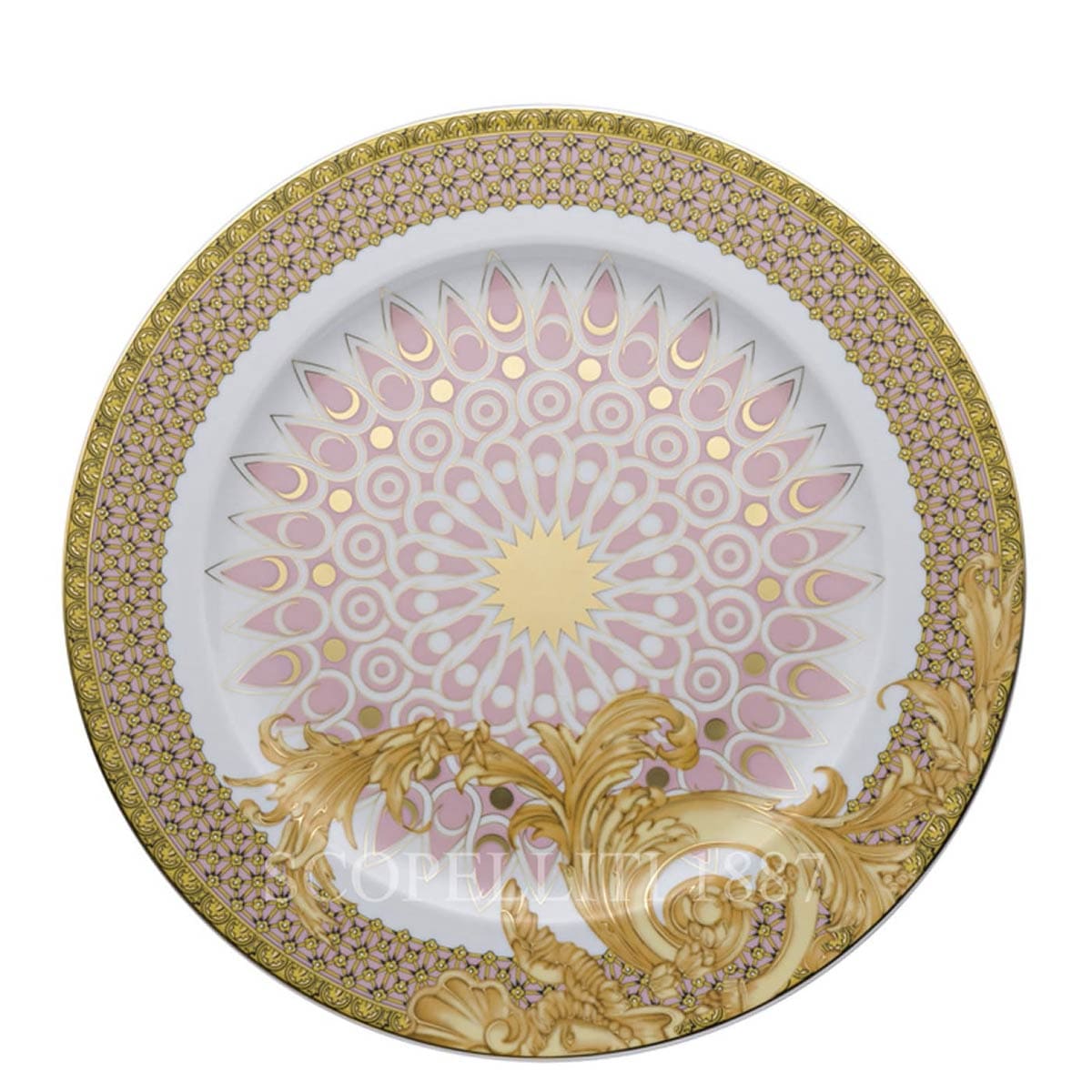 Versace Les Reves Byzantins Service Plate - SCOPELLITI 1887