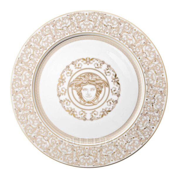 versace italian design medusa gala service plate medium by rosenthal