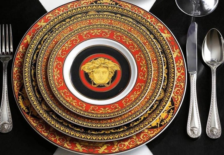 medusa versace plate