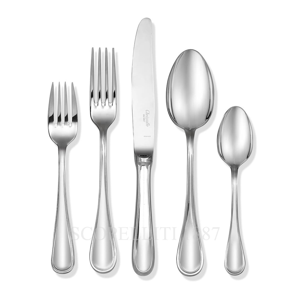 Christofle Silver Plated Albi Caviar Serving Set (& Complimentary