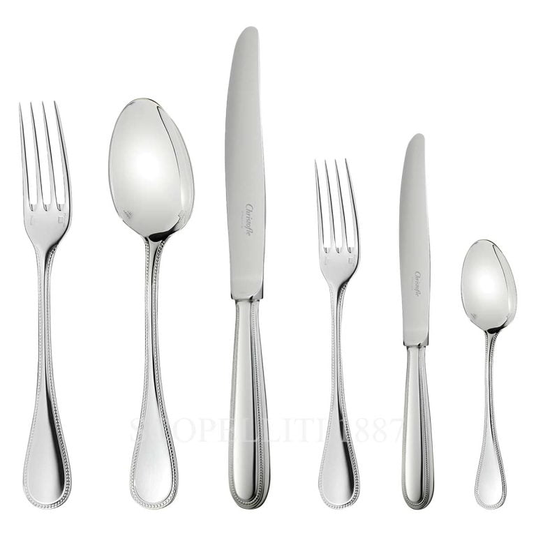 christofle cutlery perles 36 pieces