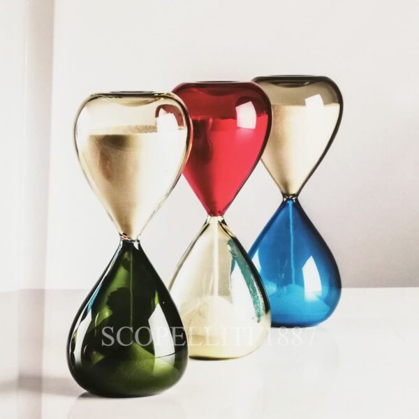 venini hourglass murano glass