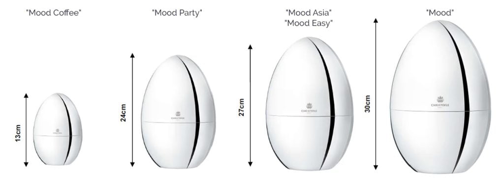 mood christofle egg size