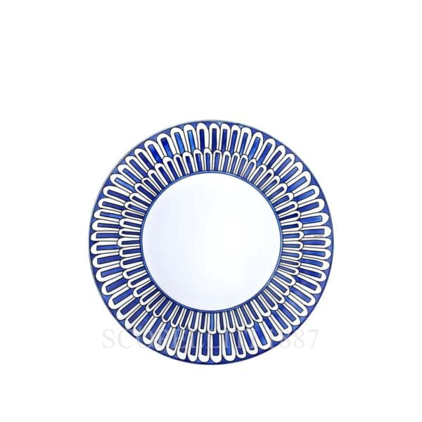 hermes bleus d ailleurs dessert plate porcelain limoges