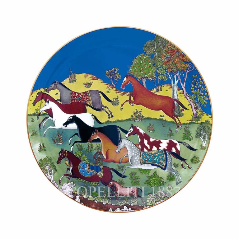 hermes tart platter cheval d'orient