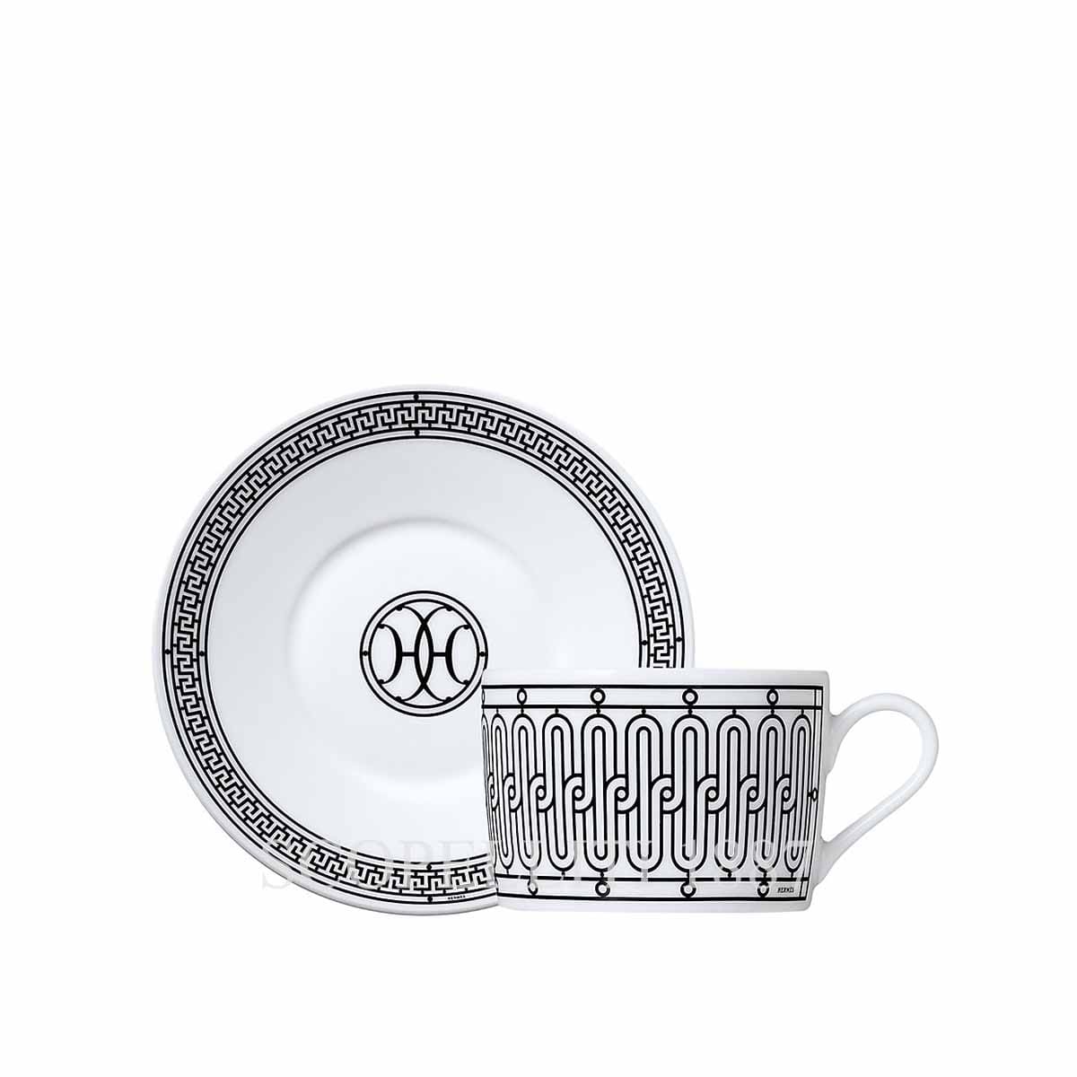 Hermes H Deco - Tea Cup and Saucer