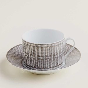 hermes breakfast cup platinum