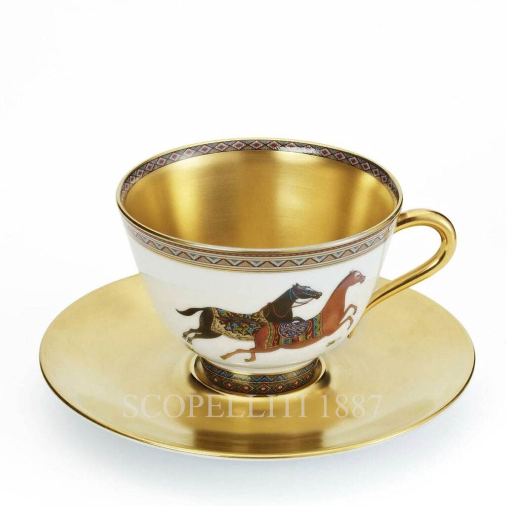 Hermes Tea Cup Gift Set Shop online SCOPELLITI 1887