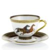 Hermes 2 Tea Cup and Saucer n°1 Cheval d’Orient