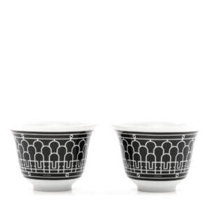 hermes h deco 2 small cups black