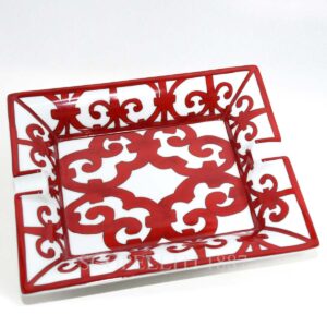 hermes red ashtray