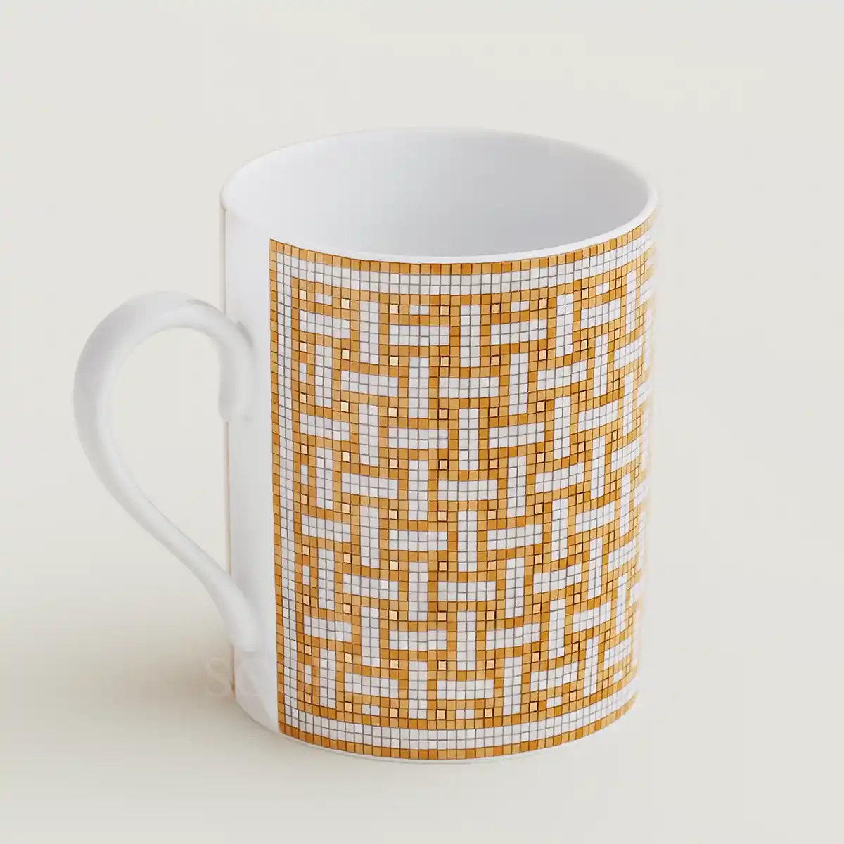 hermès mosaique au 24 porcelain mug for refined coffee and tea service